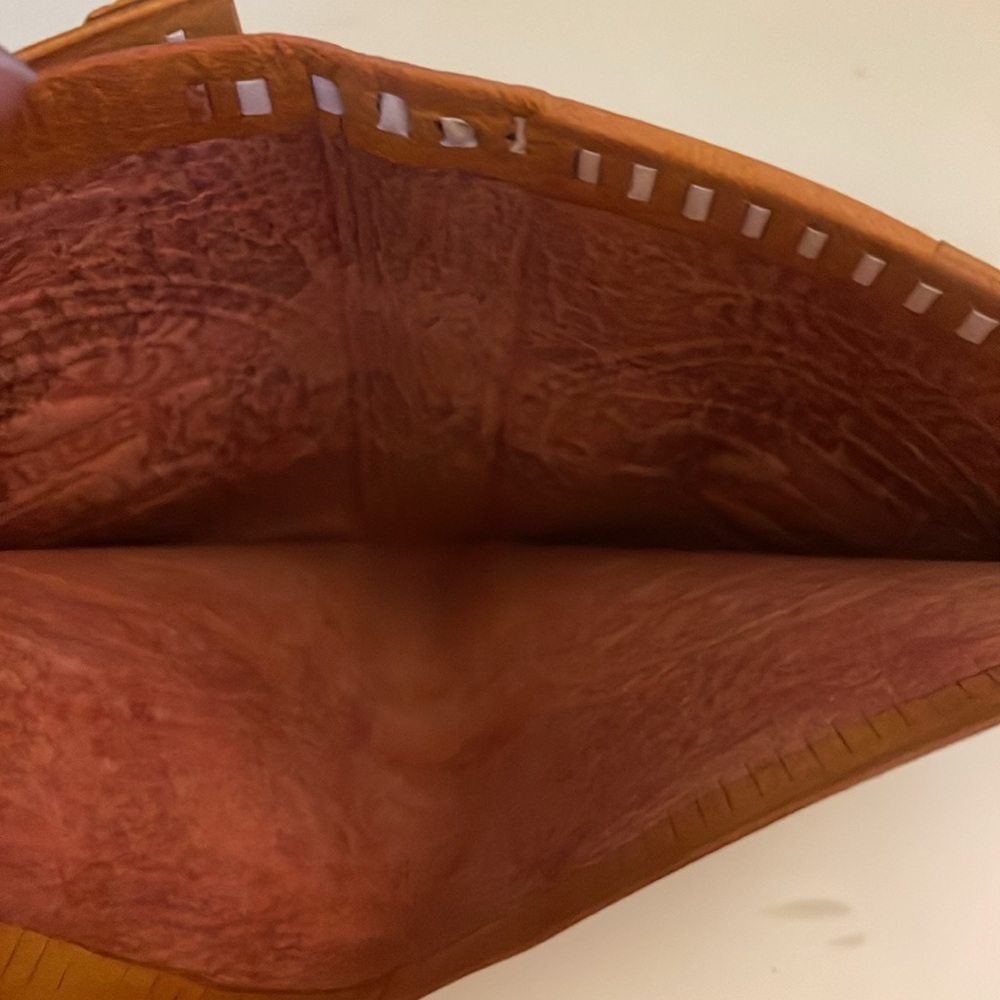 Ethnic Print - thin leather wallet - Picture 3 of 4